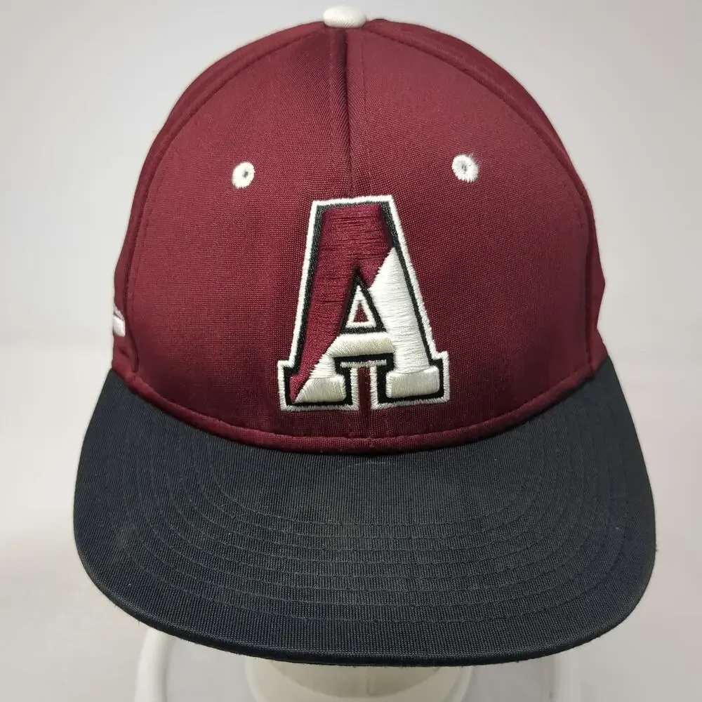 Pukka Baseball Cap Red Black One Size Abington Ghosts Performance Stretch Hat